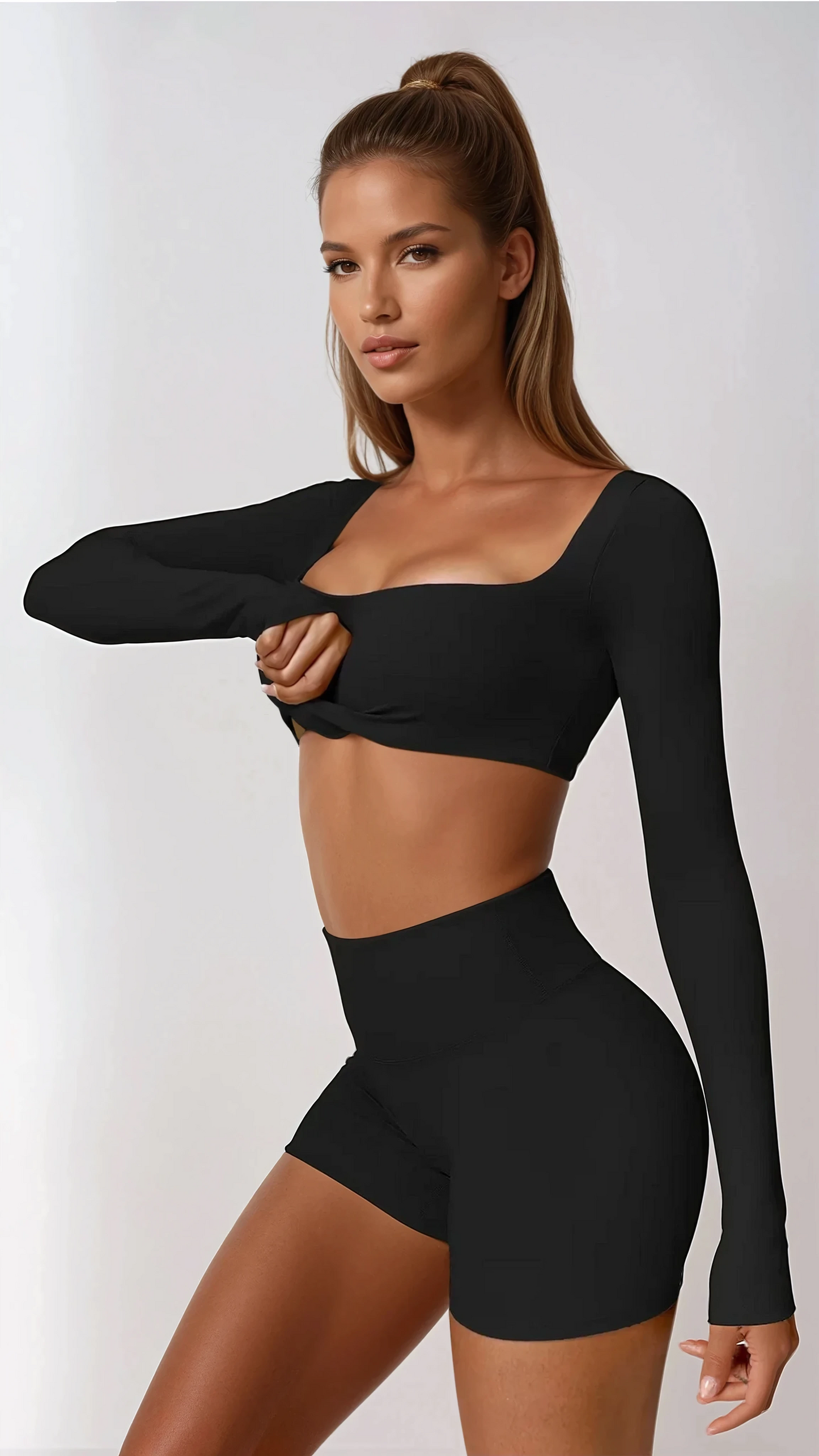 JACQUELINE Crop & Leggings Set