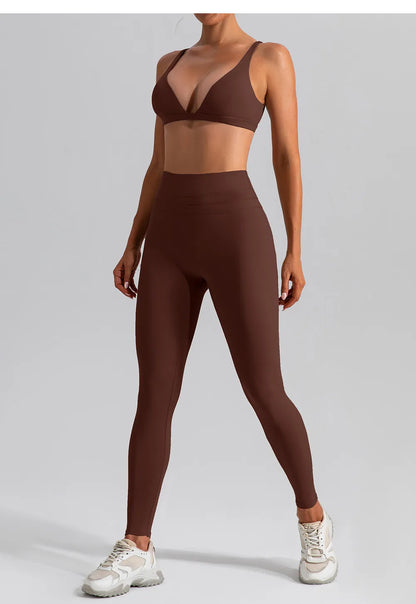 MELLOW SPORT BRA AND LEGGINGS SET
