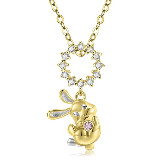 Golden Bunny Charm
