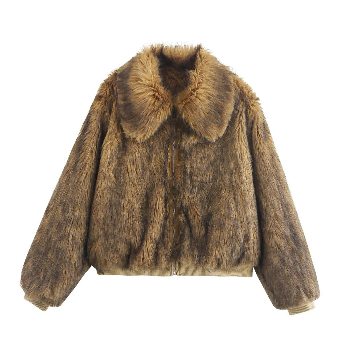 NEUTRAL FAUX FUR