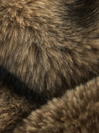 NEUTRAL FAUX FUR